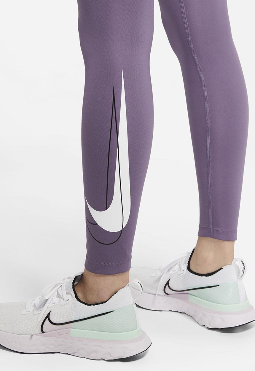 Nike - Nike df swsh run 7/8 tight - purple