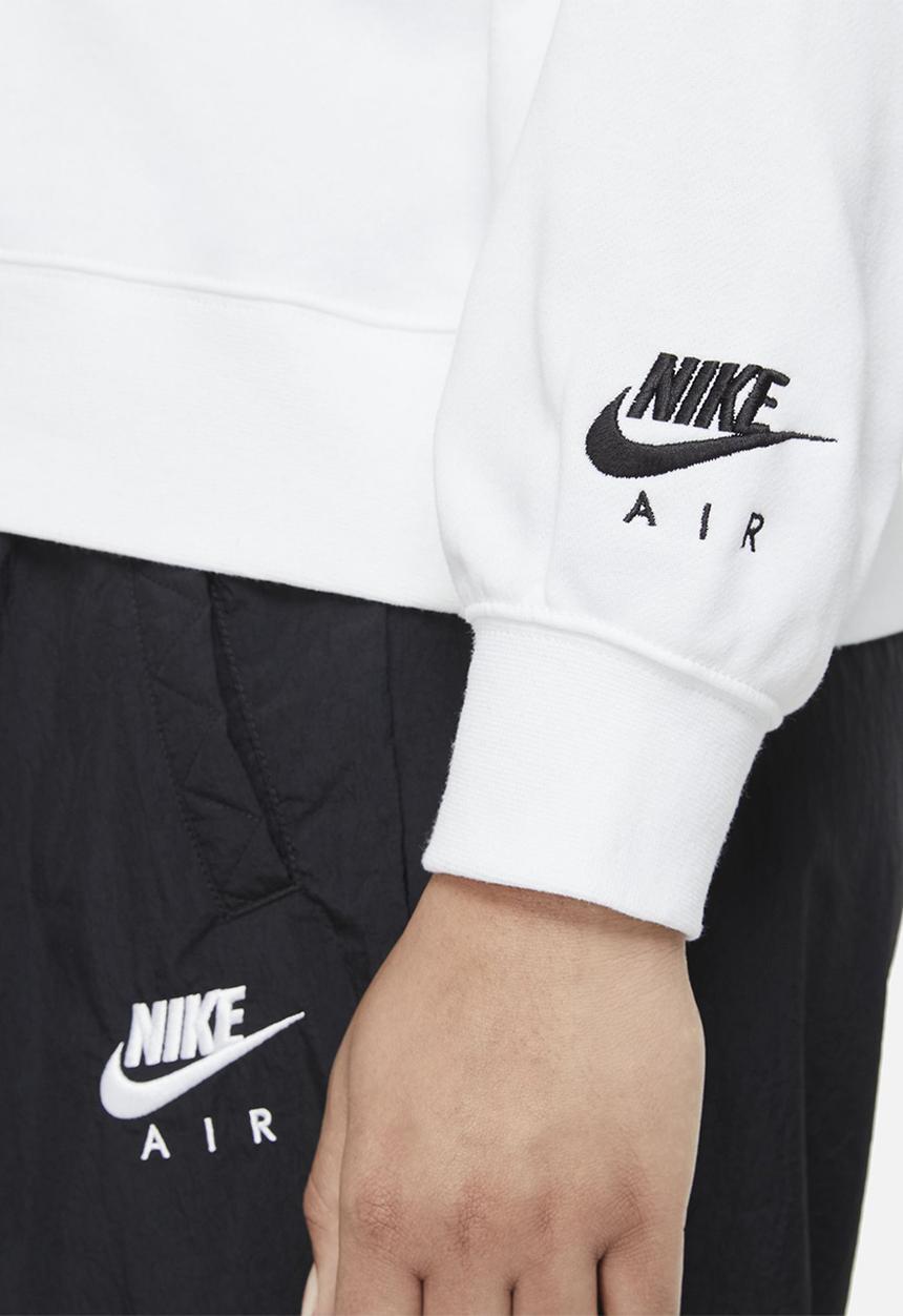 Nike - W nsw air flc mock ls top - white