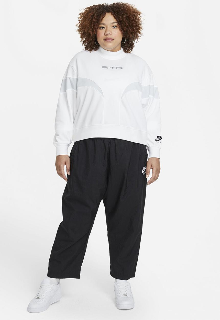 Nike - W nsw air flc mock ls top - white