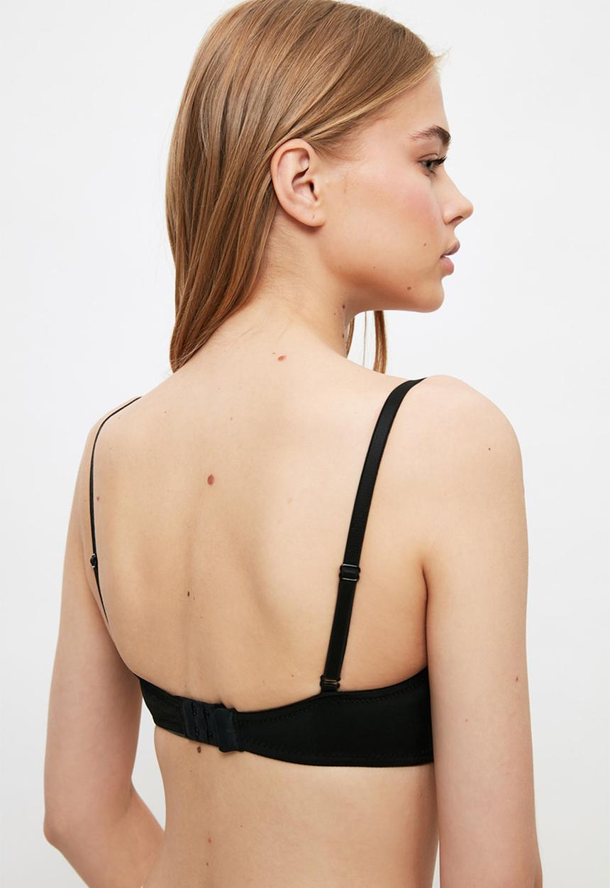 Trendyol - Push up strapless bra - black
