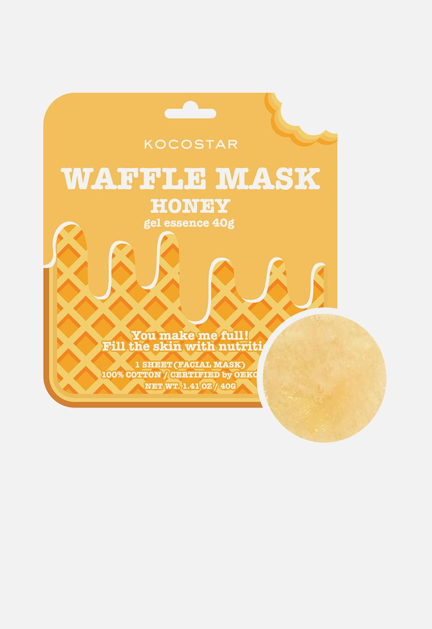 KOCOSTAR - Waffle Cotton Sheet Mask - Honey
