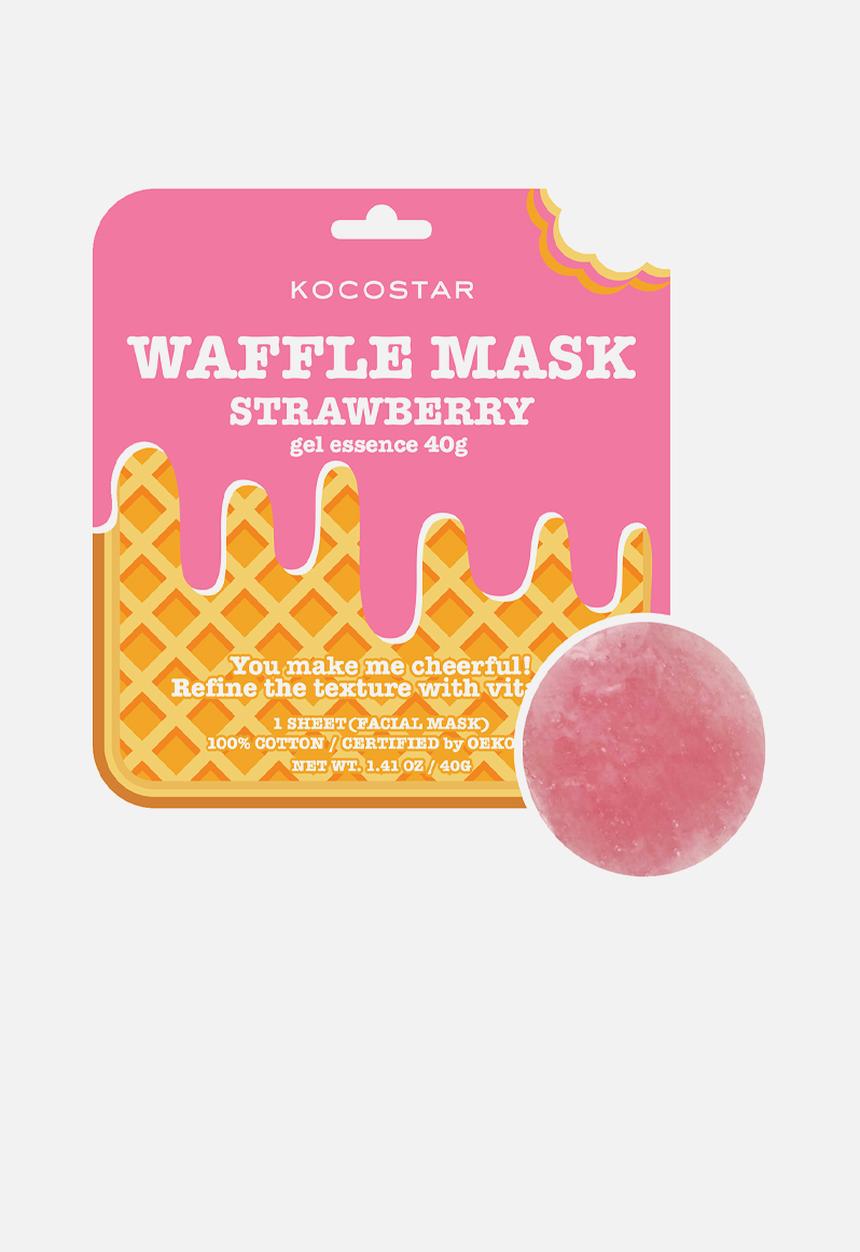 KOCOSTAR - Waffle Cotton Sheet Mask - Strawberry