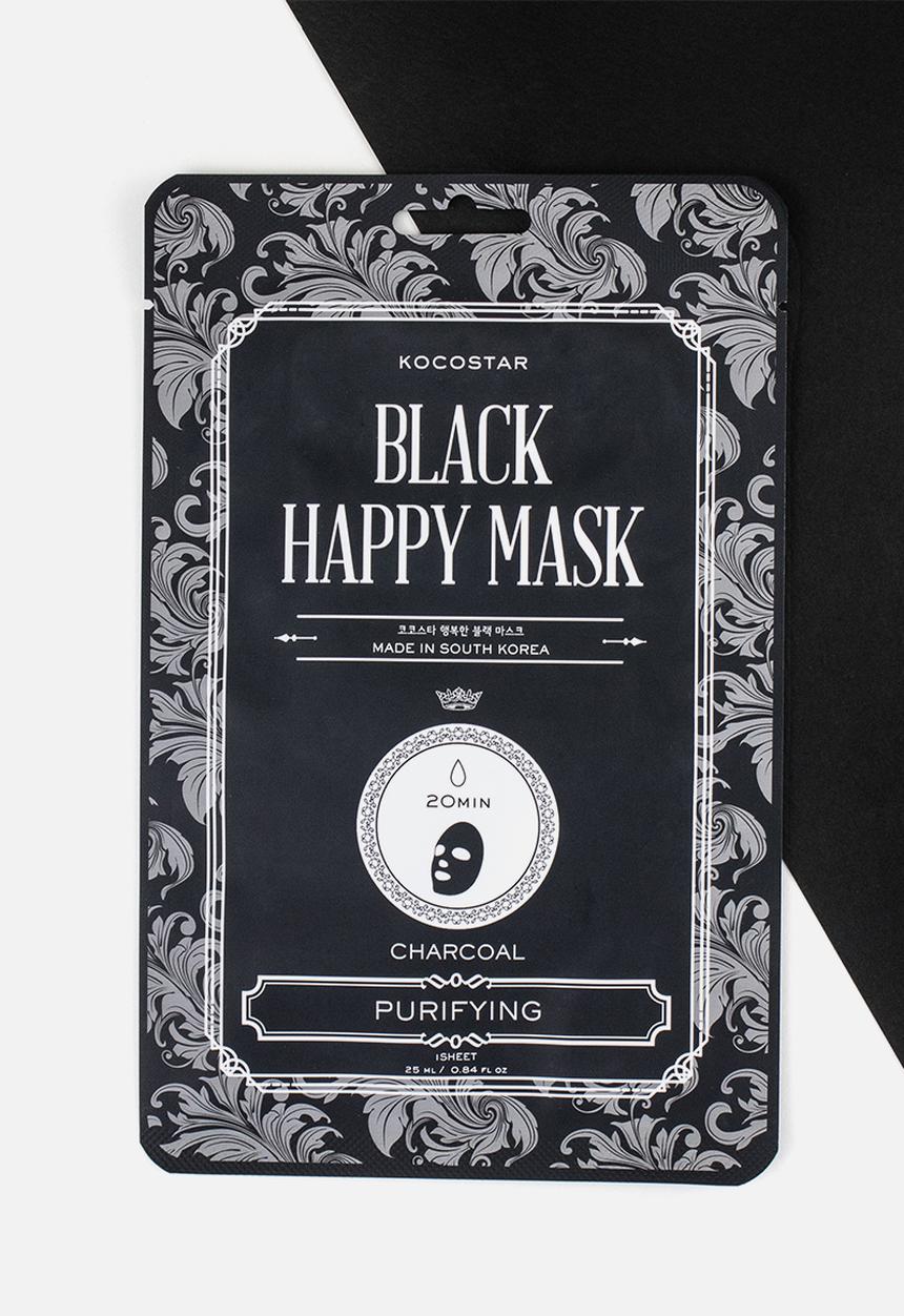 KOCOSTAR - Happy Sheet Mask - Black