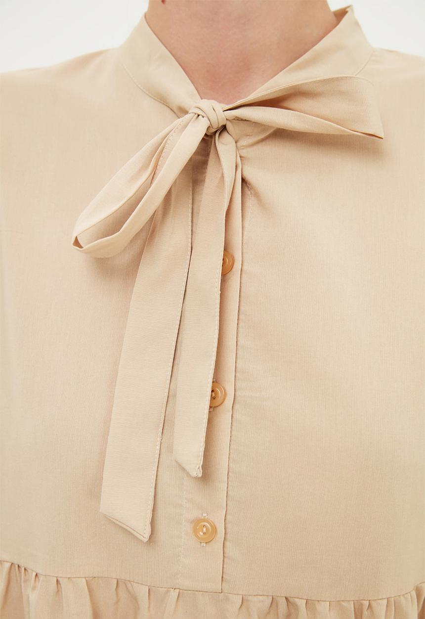 Trendyol - Rope detailed dress - beige
