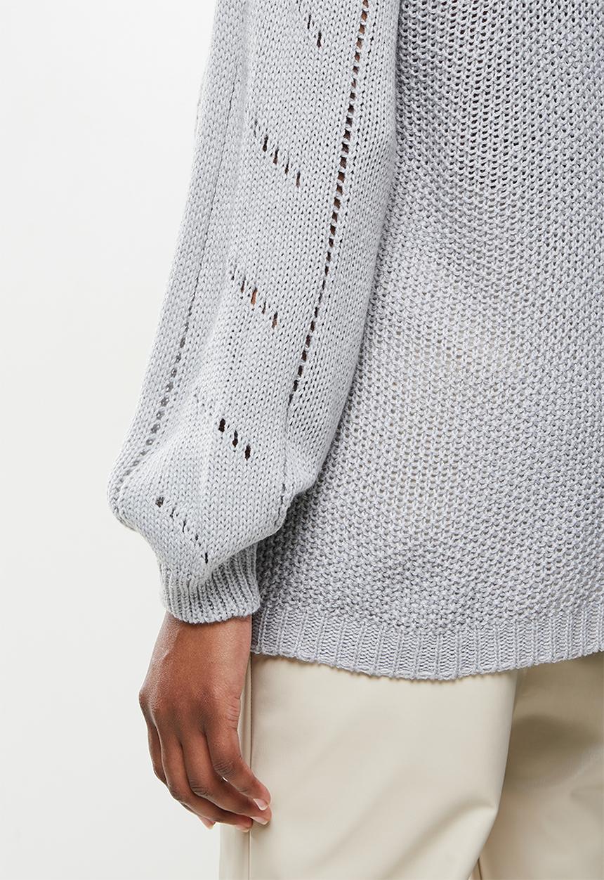 dailyfriday - Balloon sleeve jumper - grey