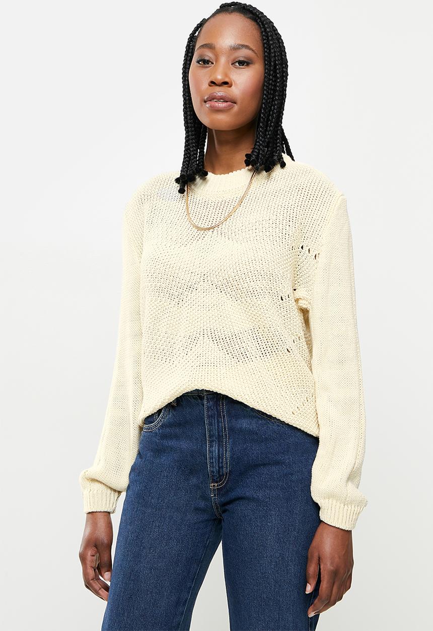 dailyfriday - Balloon sleeve jumper - ecru