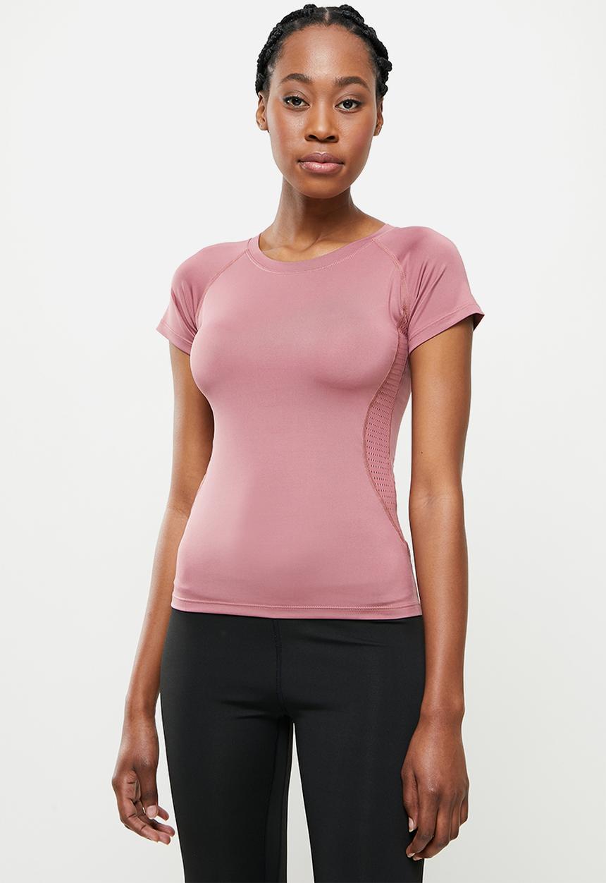 dailyfriday - Yoga T-shirt - dusty pink