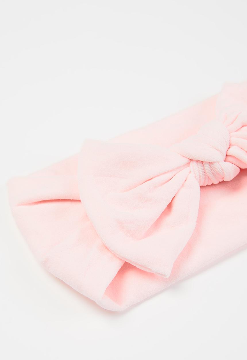 Pop Candy - Girls 2 pack bow headband - mint & pink