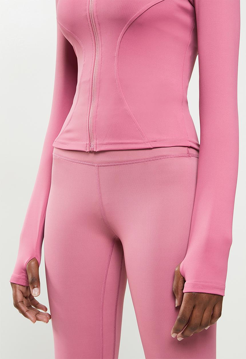dailyfriday - Zip up yoga top - dusty pink