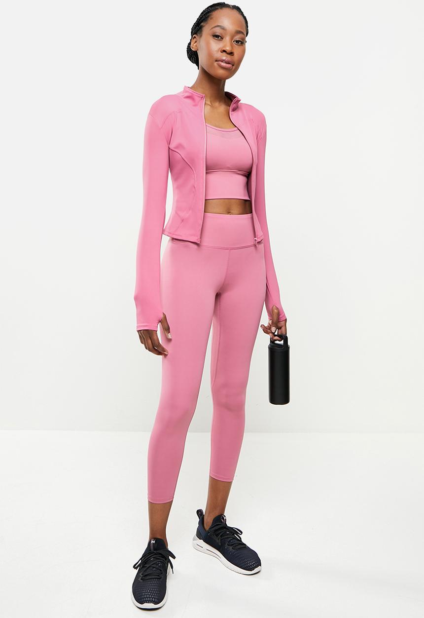 dailyfriday - Zip up yoga top - dusty pink