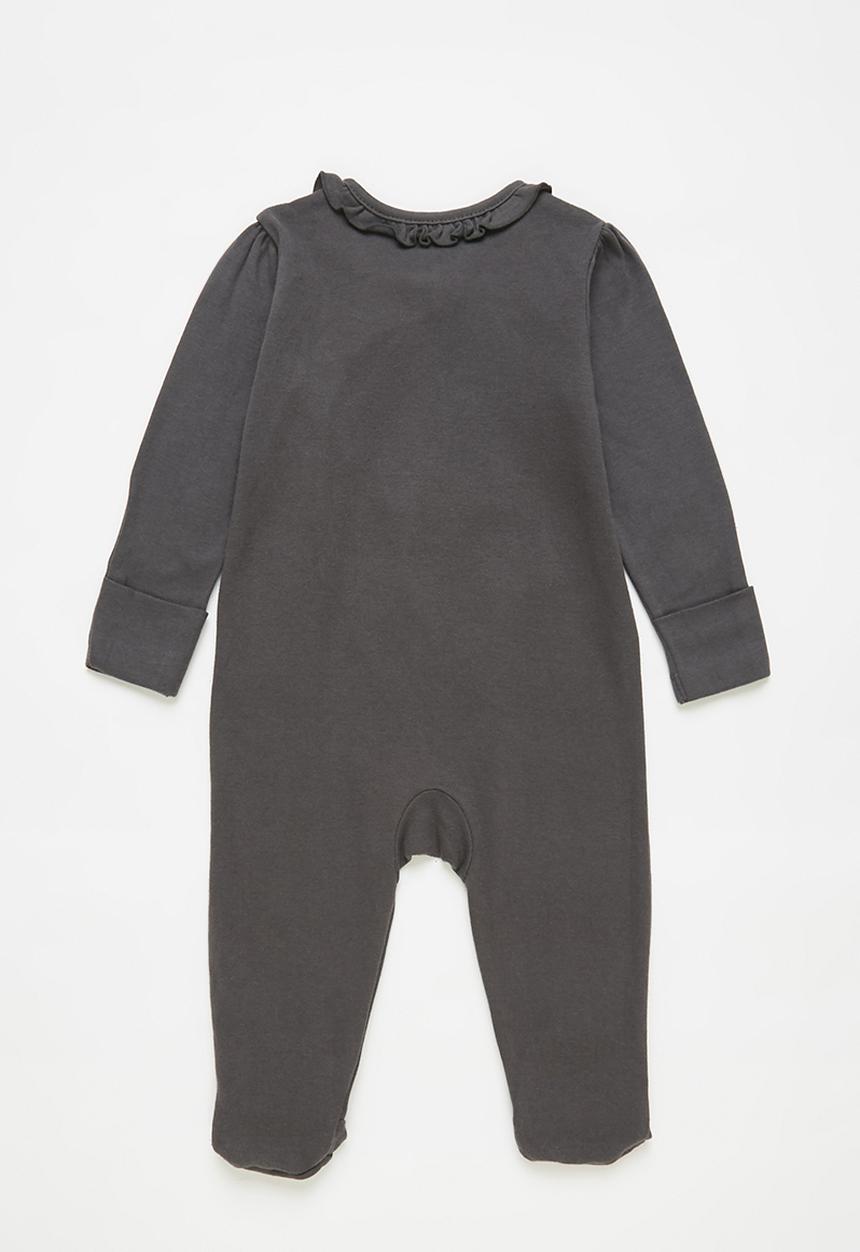 Pop Candy - Cuddles babygrow - charcoal