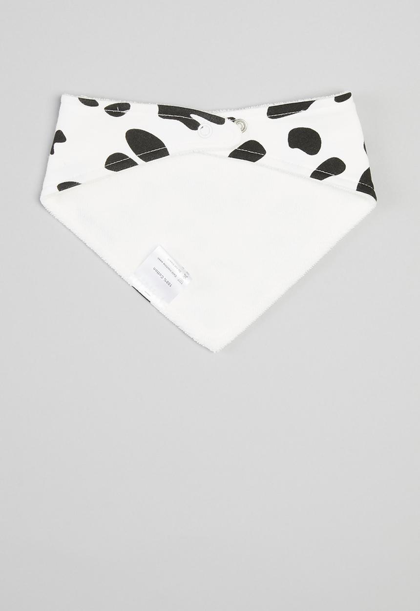 Pop Candy - Mini moo bibs - black & white