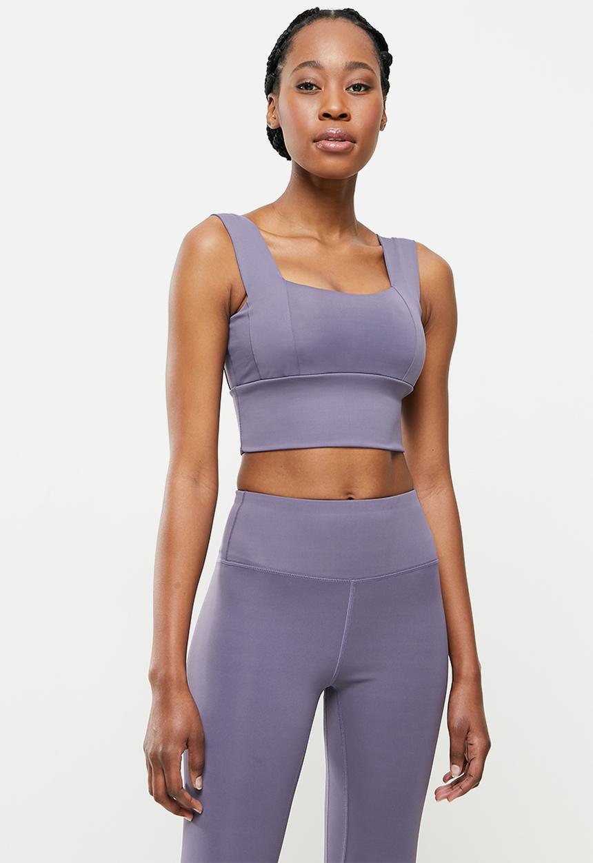 dailyfriday - Yoga crop top - purple