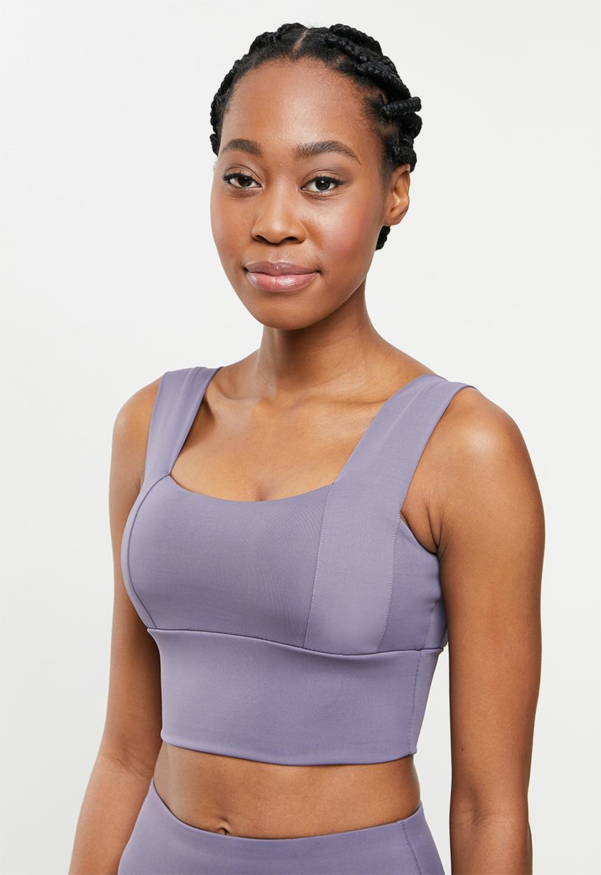 dailyfriday - Yoga crop top - purple