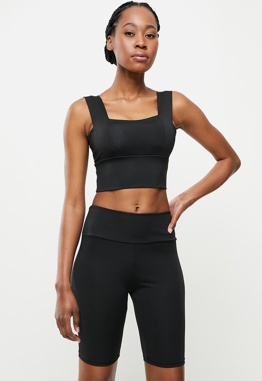 dailyfriday - Yoga crop top - black