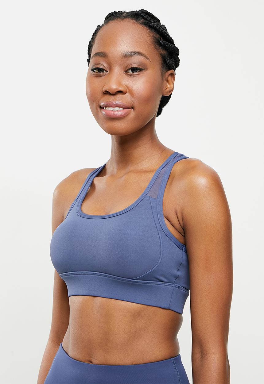 dailyfriday - Cross back yoga top - blue