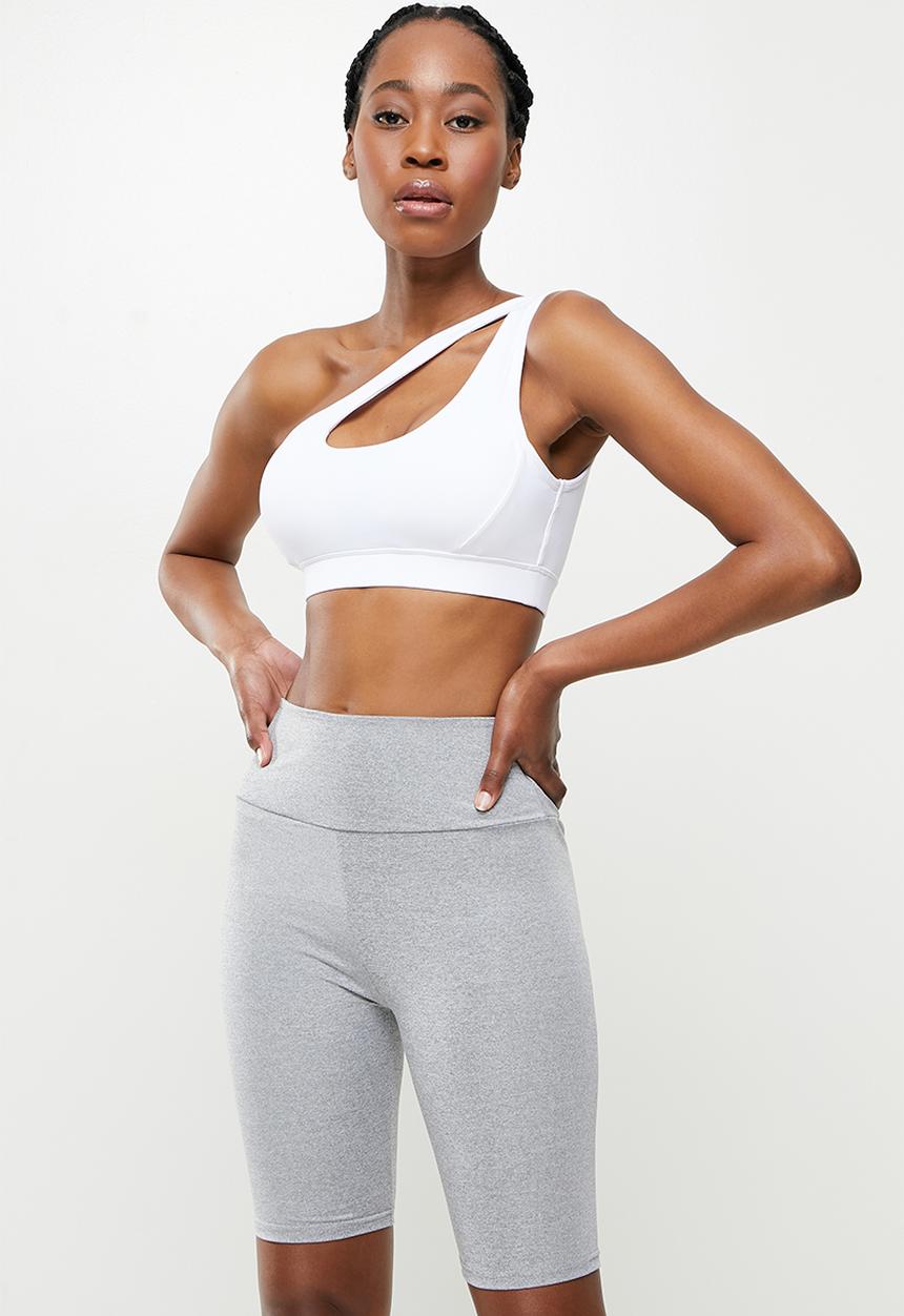 dailyfriday - Cut out yoga top - white