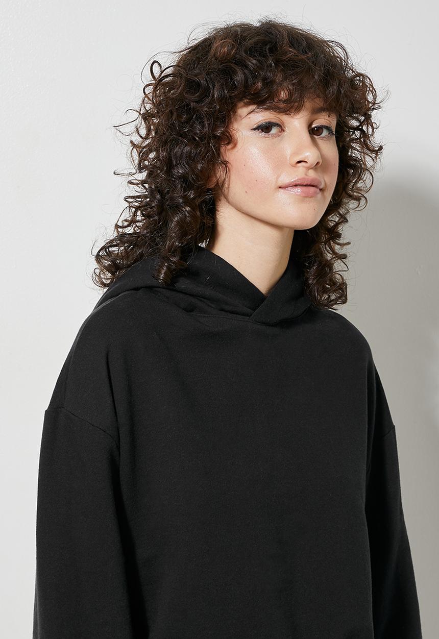 Superbalist - Crop hoodie - black