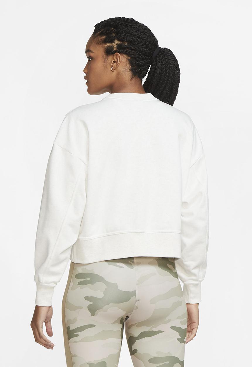 Nike - W nk dry get fit crew swsh - white