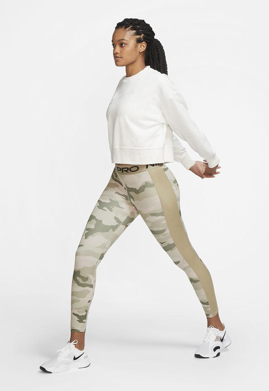 Nike - W nk dry get fit crew swsh - white