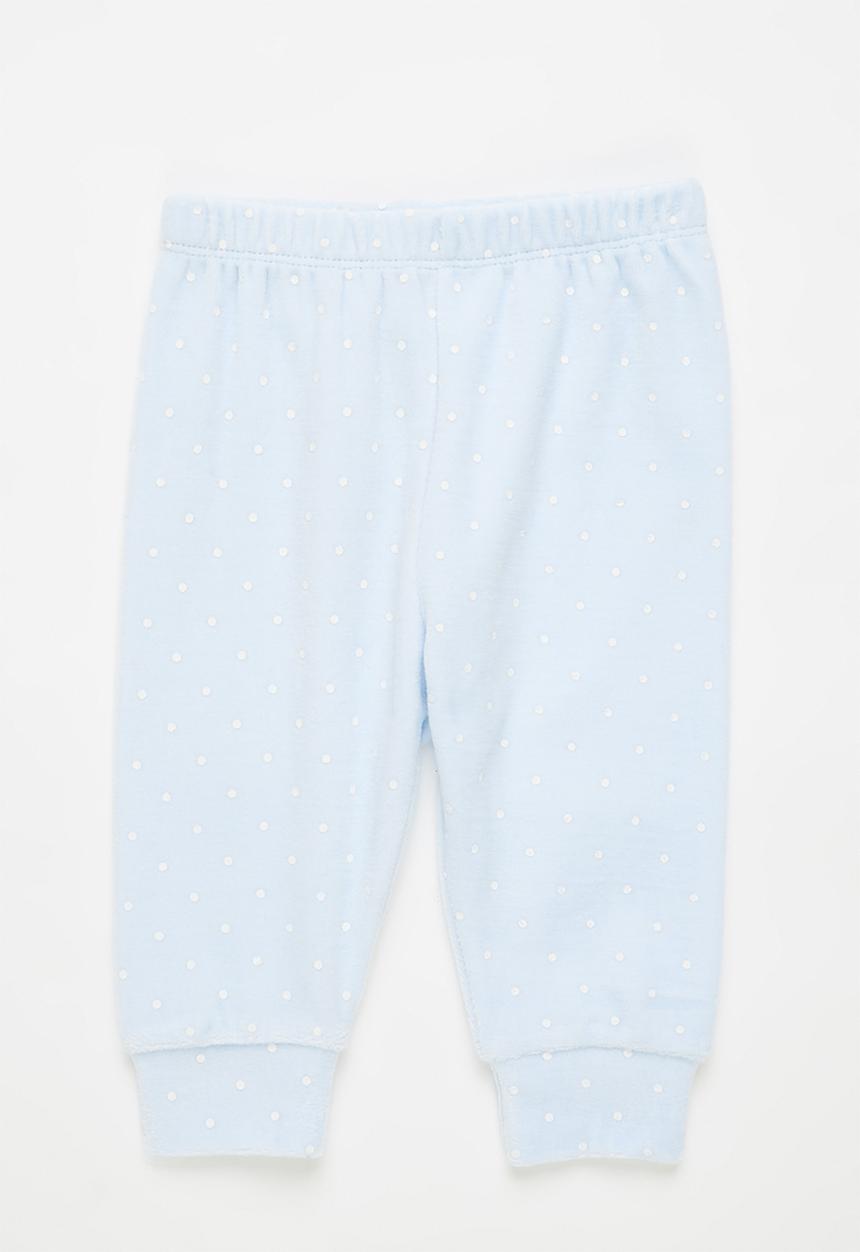 Pop Candy - Girls polka dot sweatpants - light blue