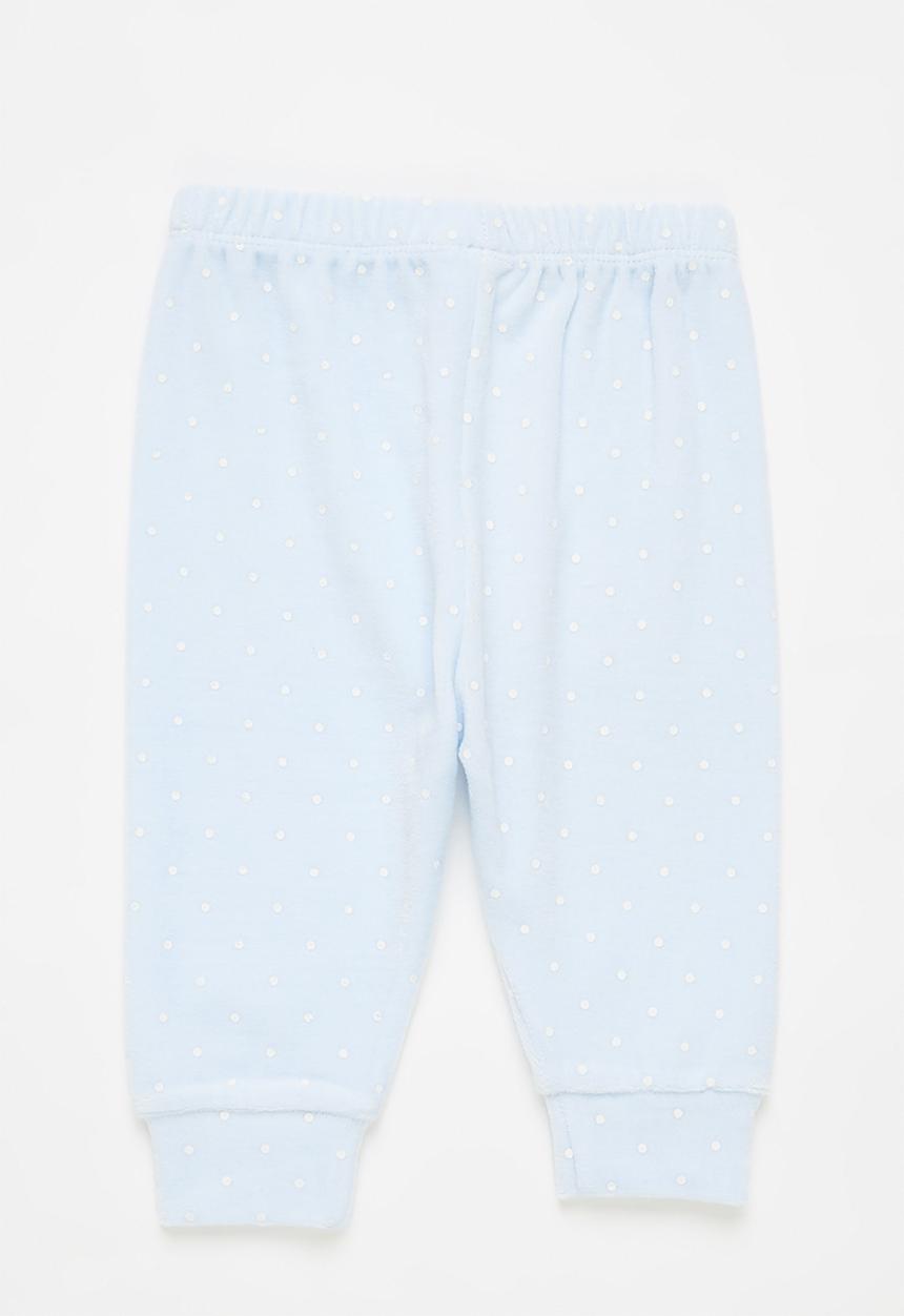 Pop Candy - Girls polka dot sweatpants - light blue