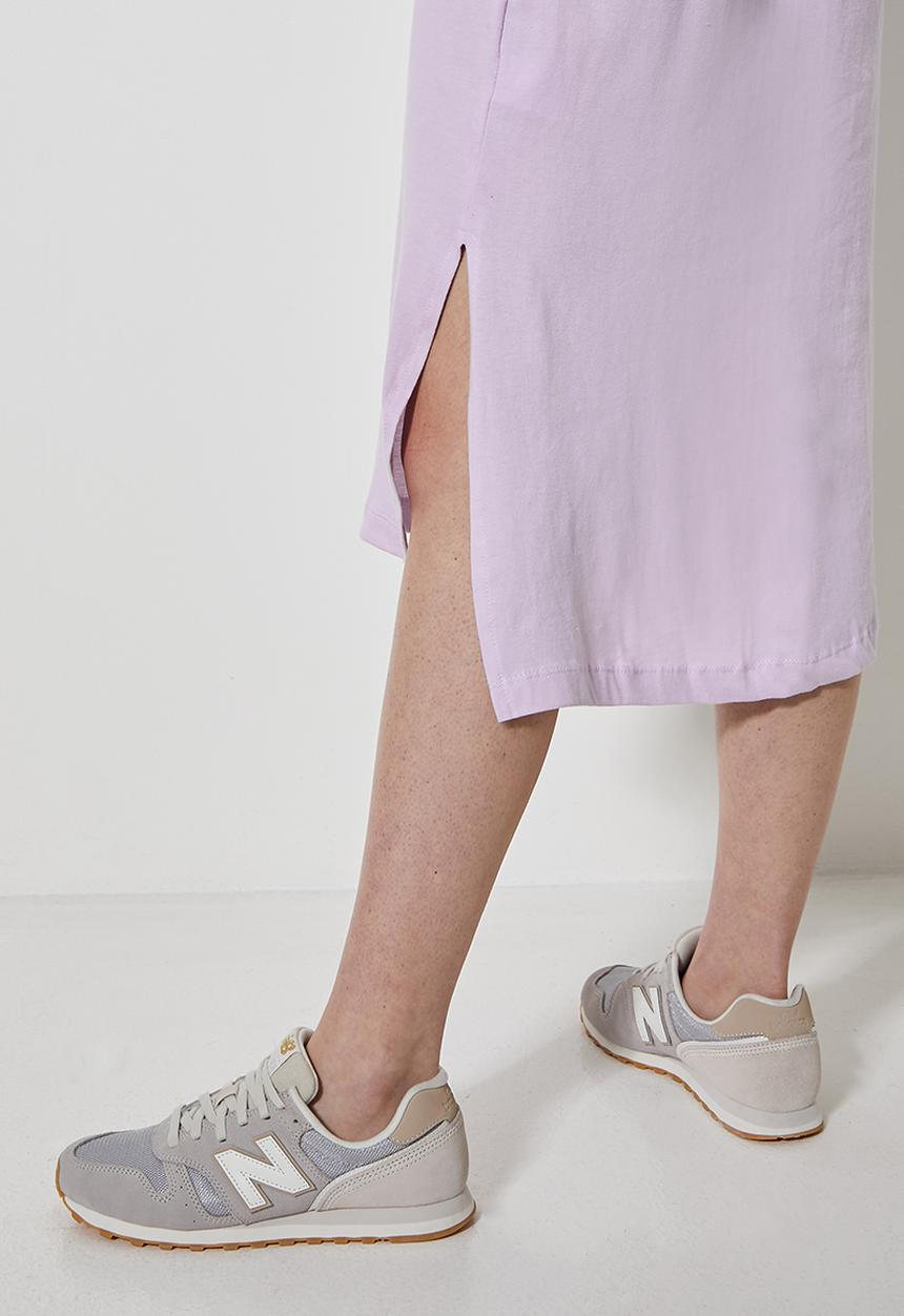 Superbalist - Dropped shoulder T-shirt dress - lavender fog