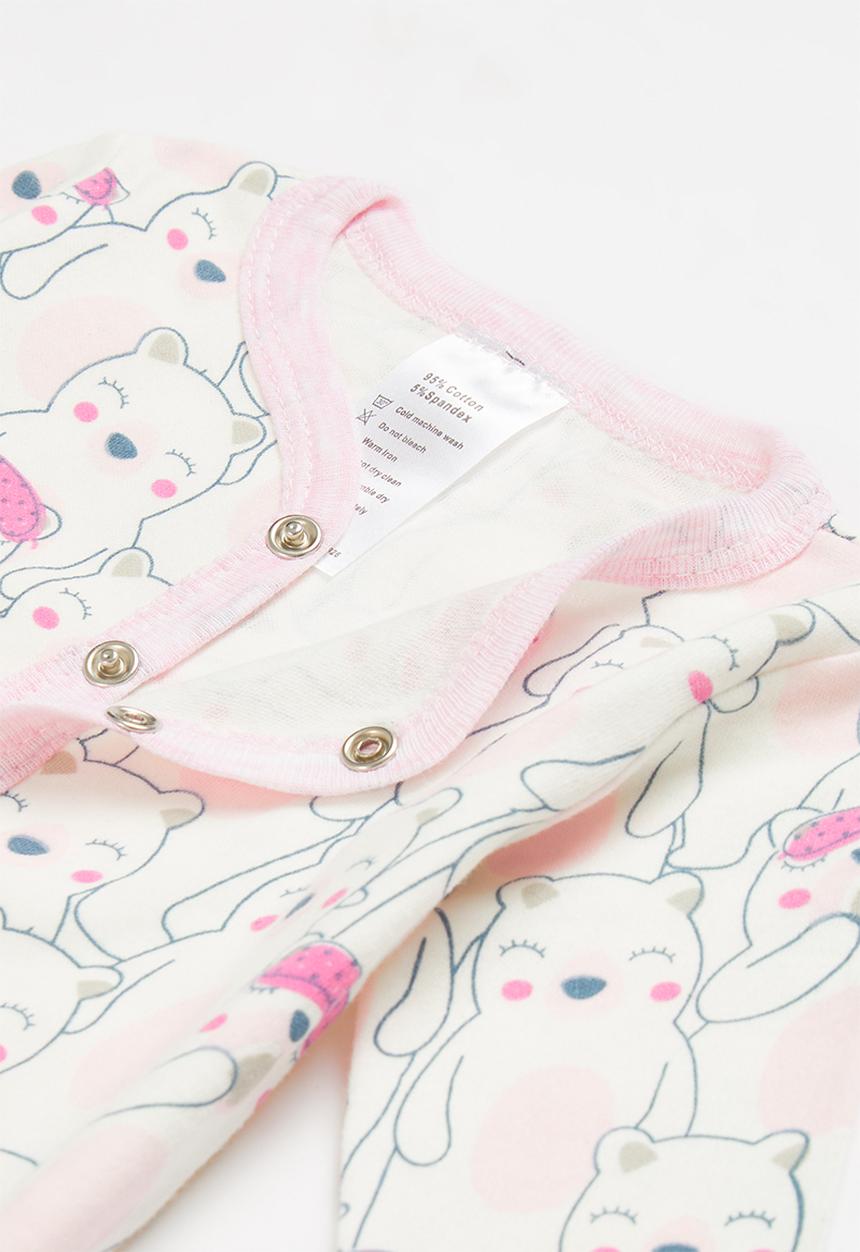 Pop Candy - Baby bear 3 pack babygrows - multi 