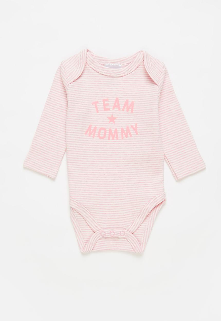 Pop Candy - Baby girls 3 pack babygrows - pink