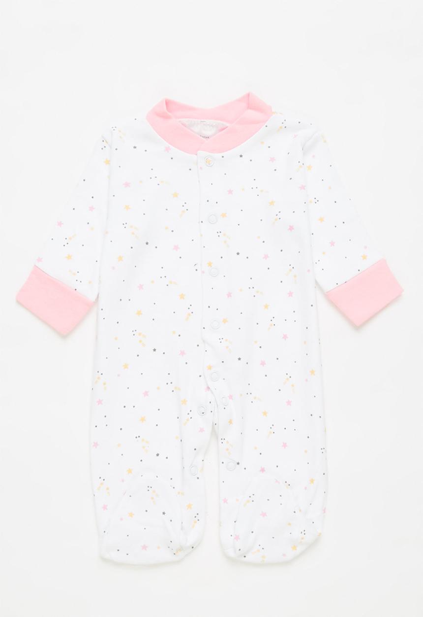 Pop Candy - 3 pack unicorn babygrows - pink & white 