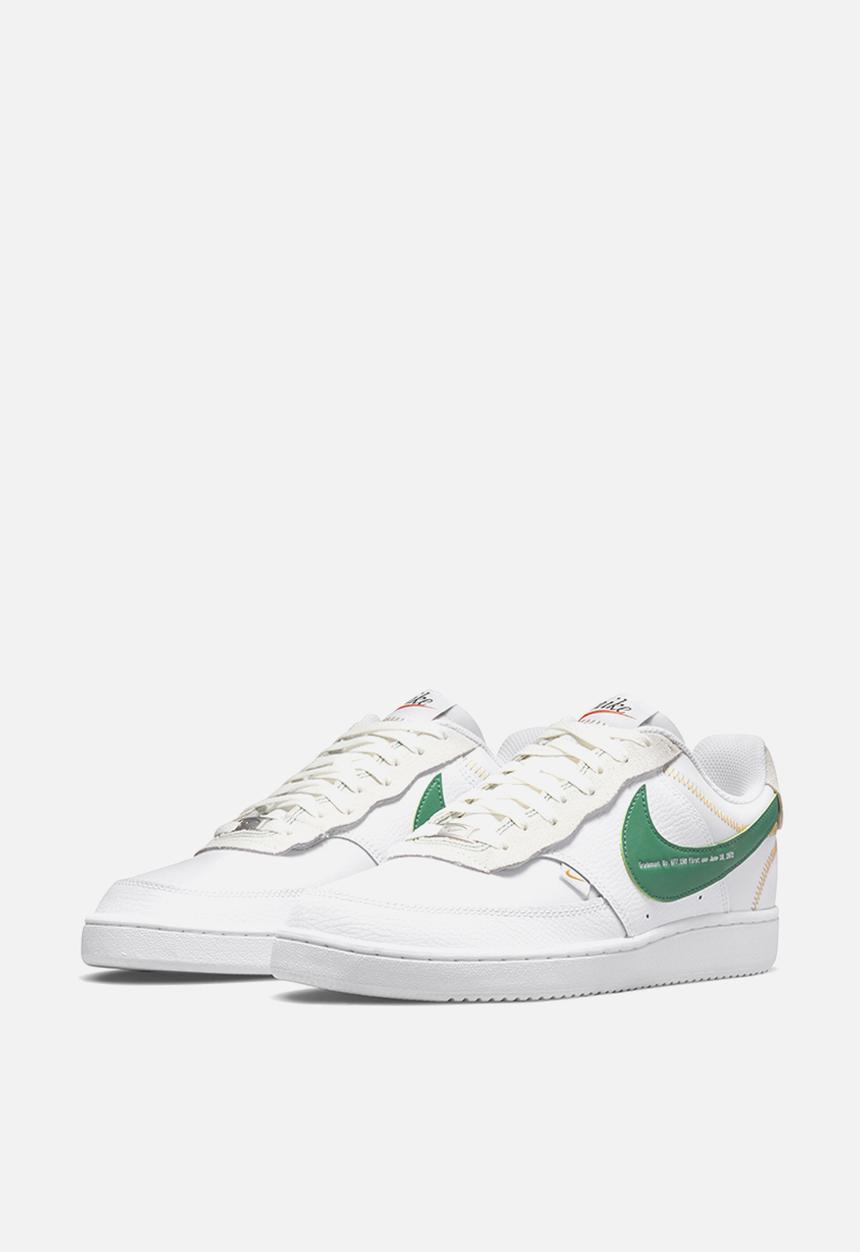 Nike - Court Vision low Premium - white/green noise-sail