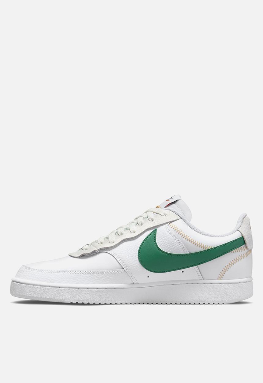 Nike - Court Vision low Premium - white/green noise-sail