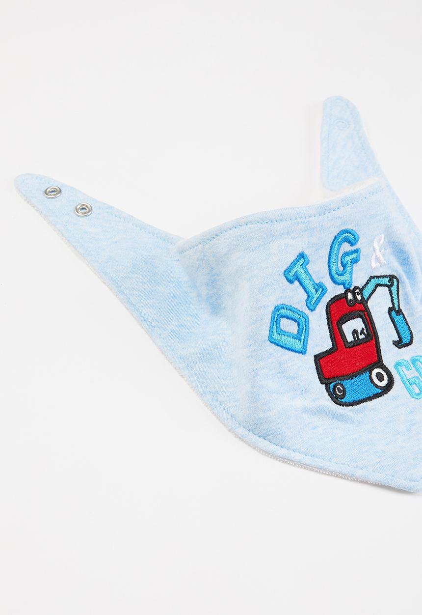 Pop Candy - 3 Pack bibs - blue