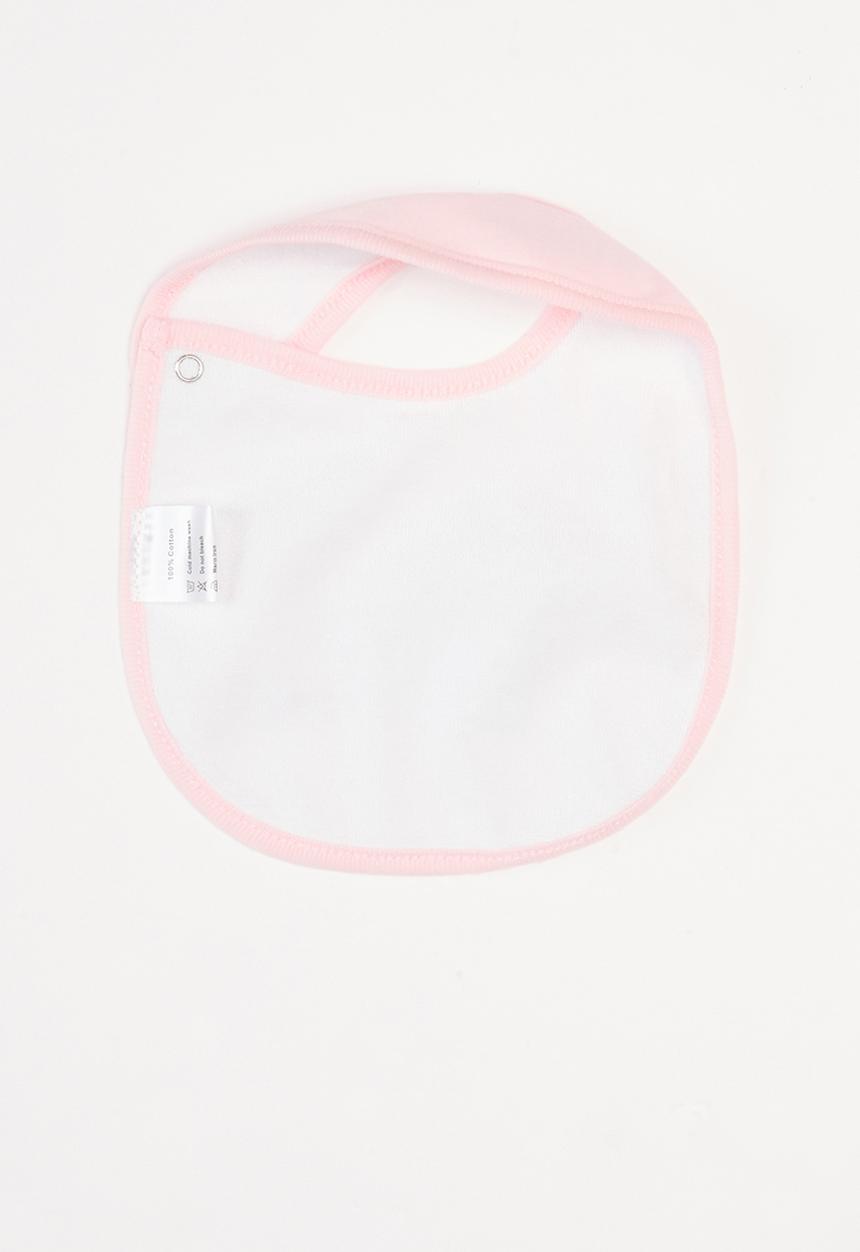 Pop Candy - Girls 2 pack bunny bibs - pink