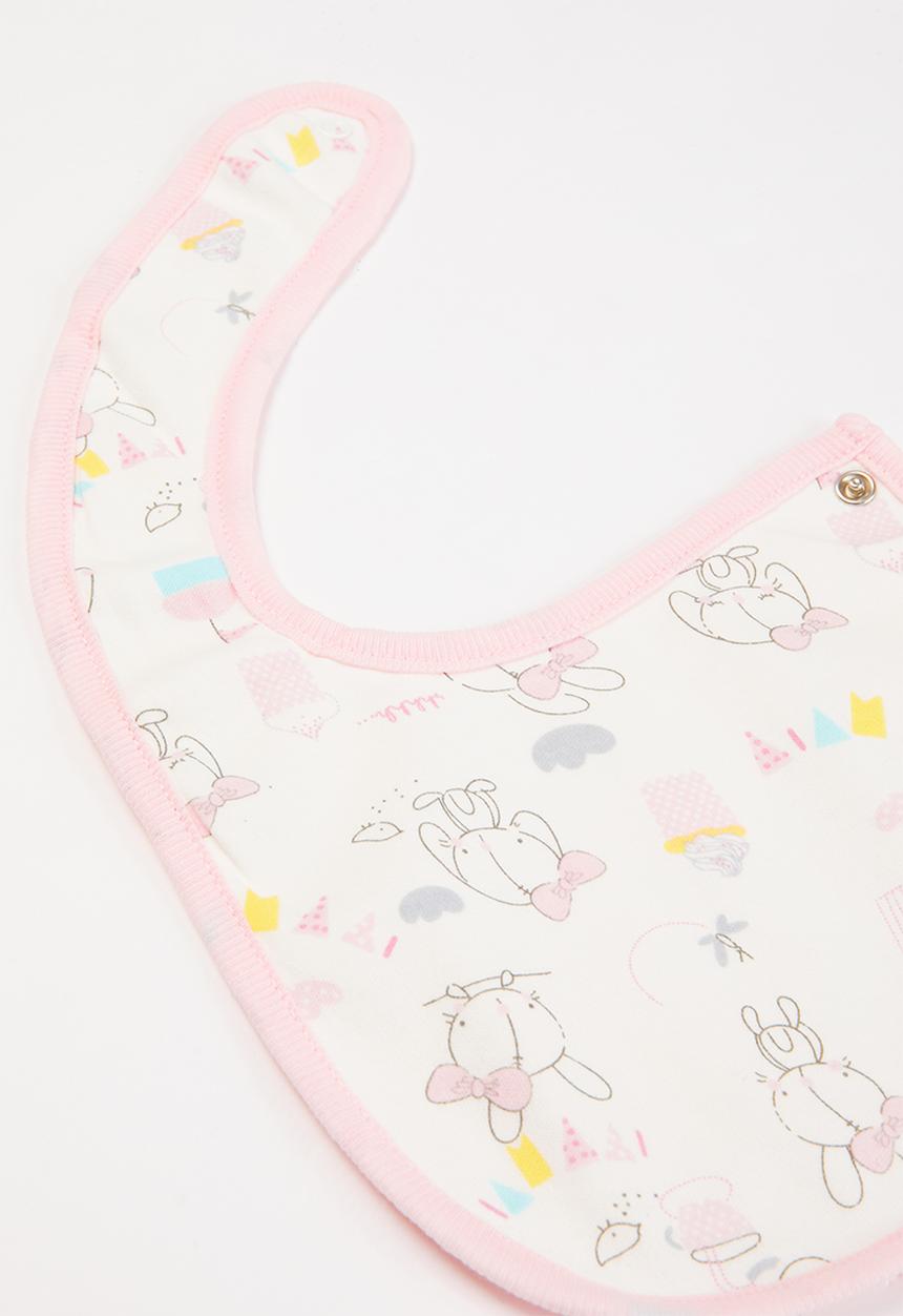 Pop Candy - Girls 2 pack bunny bibs - pink