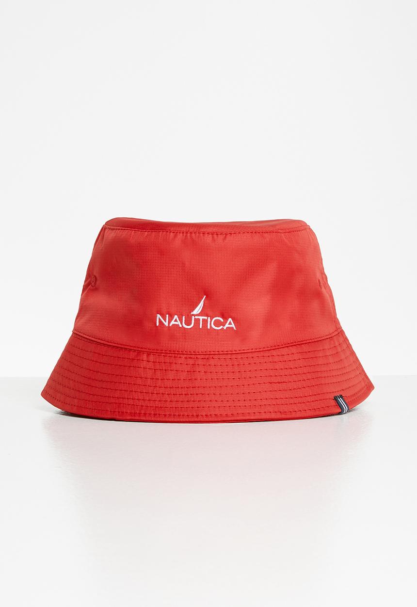 Nautica - J class bucket hat - red