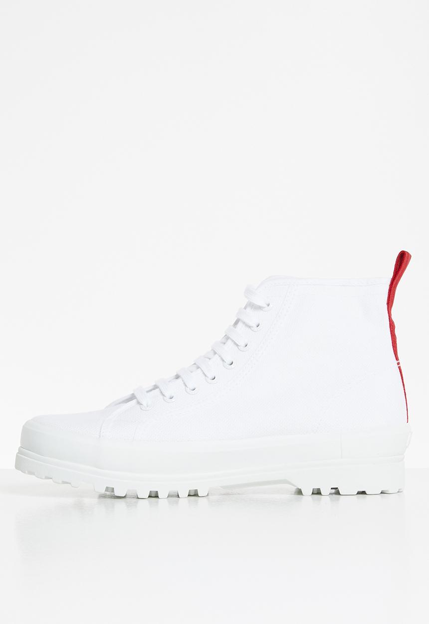 SUPERGA - 2341 tape alpina tape boot - aeu - white / red