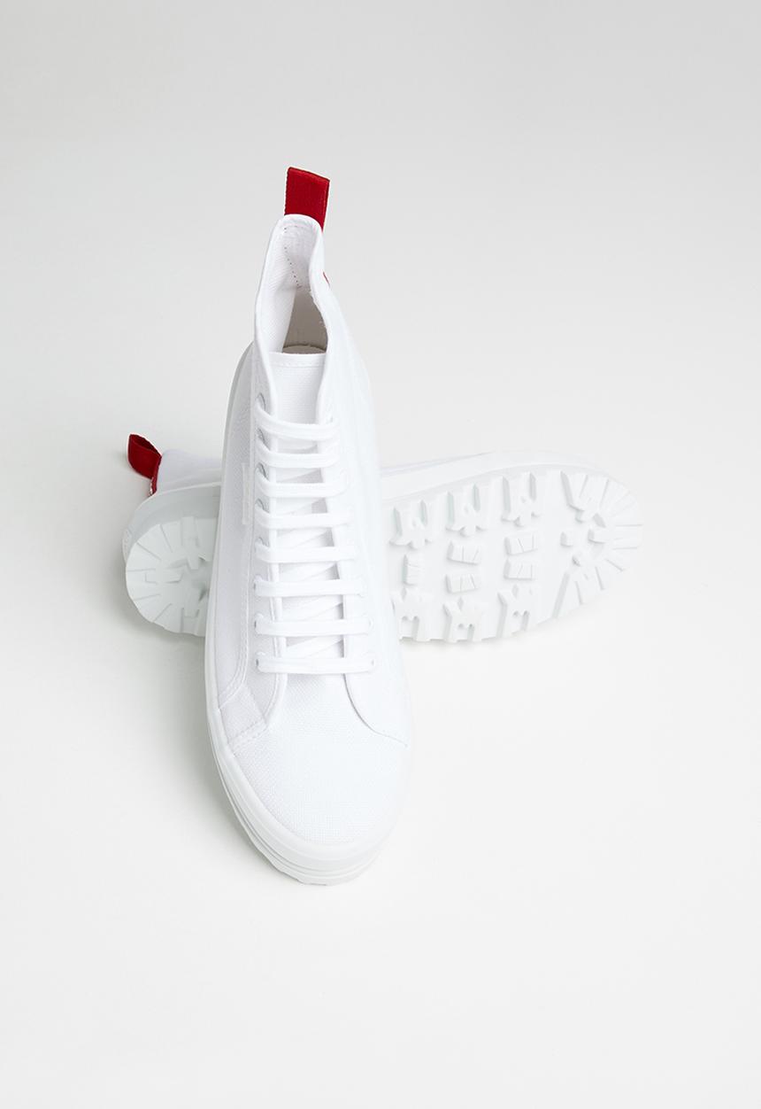 SUPERGA - 2341 tape alpina tape boot - aeu - white / red