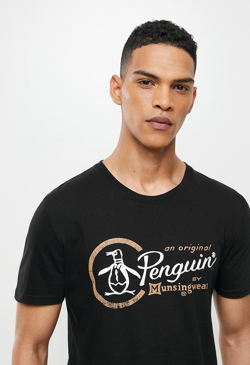 Original Penguin - Combo logo tee - black