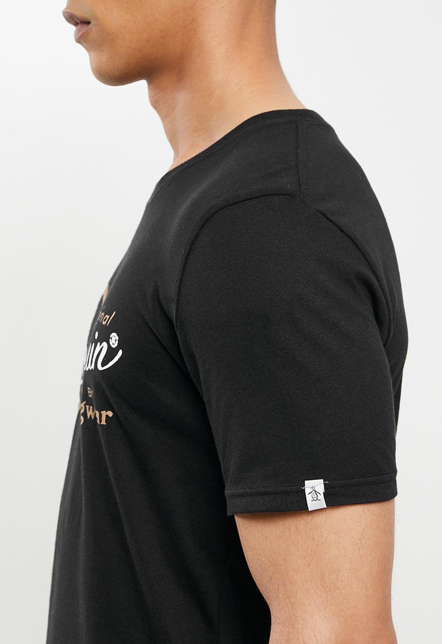 Original Penguin - Combo logo tee - black