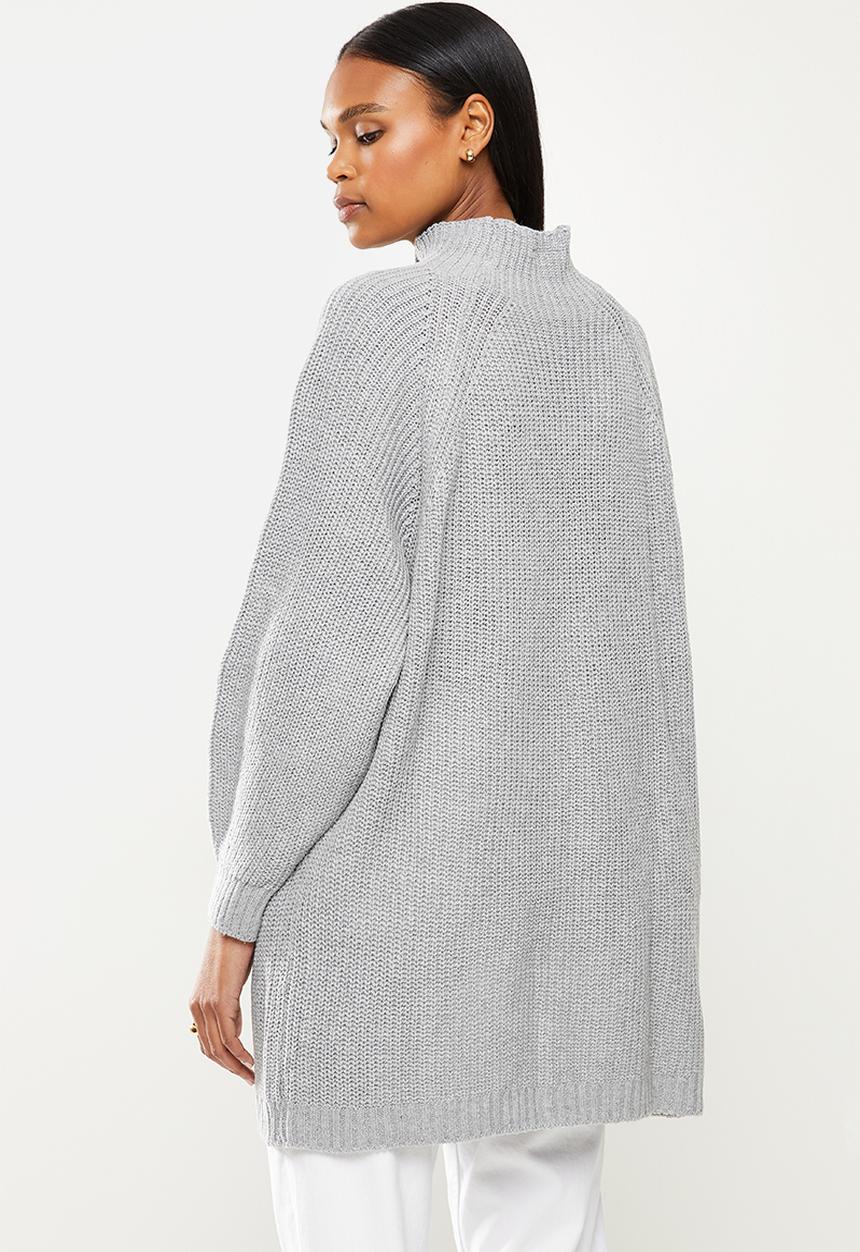 dailyfriday - Longline jersey - grey