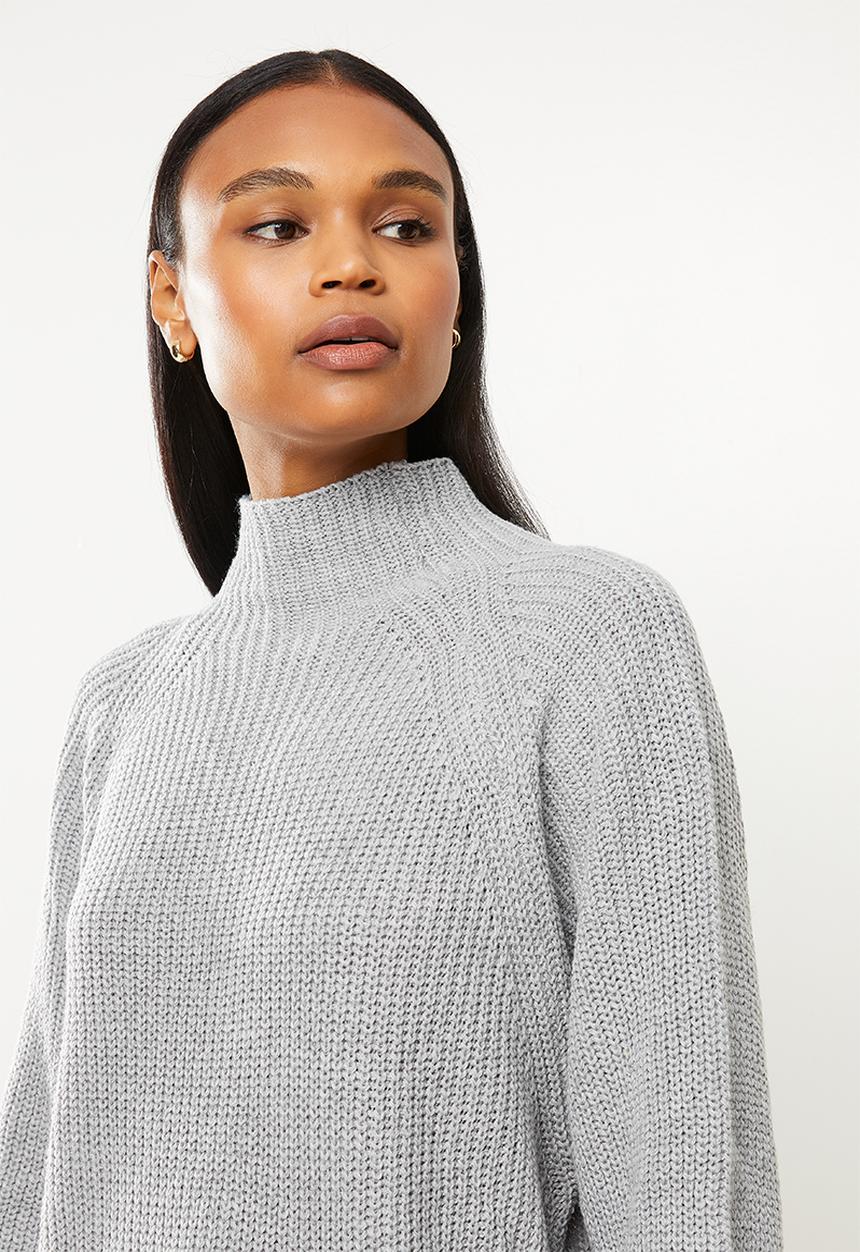 dailyfriday - Longline jersey - grey