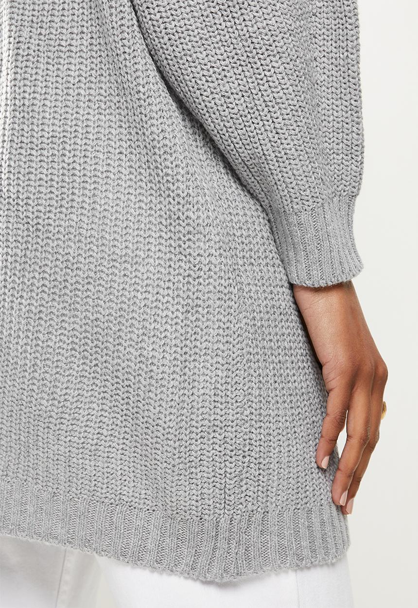 dailyfriday - Longline jersey - grey