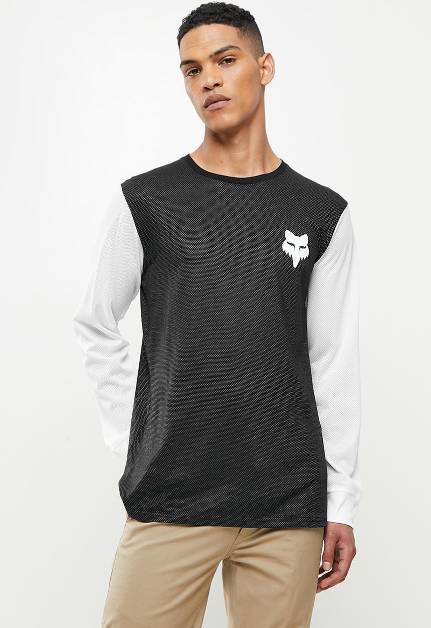 Fox - Mawlr airline long sleeve - black & white 
