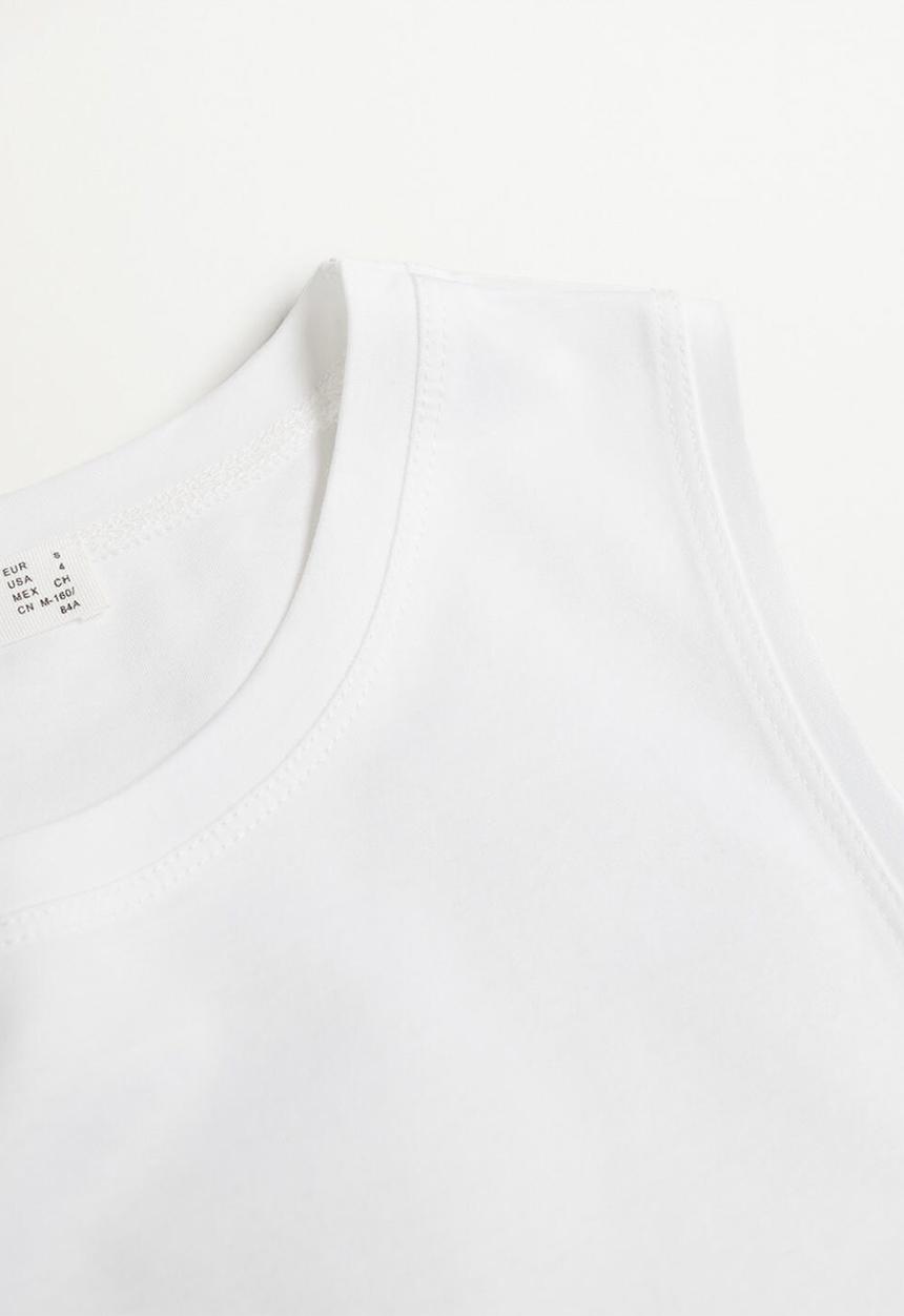 MANGO - T-shirt roma - white