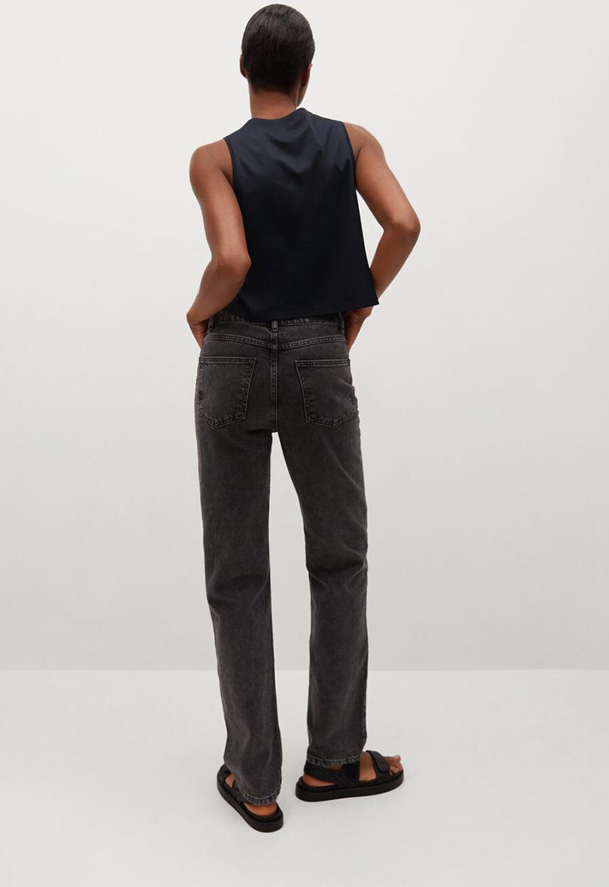MANGO - T-shirt roma - black