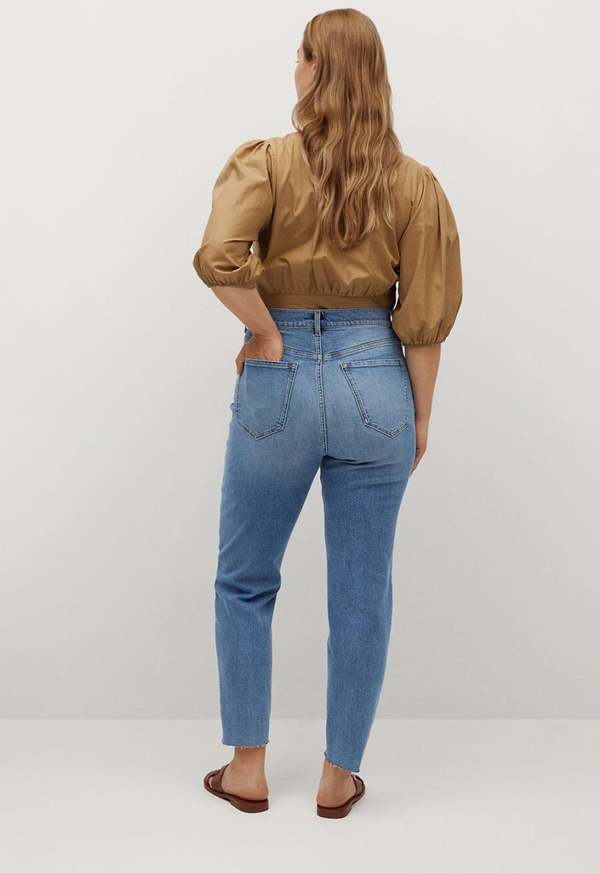 Violeta by Mango - Plus jeans stella - open blue