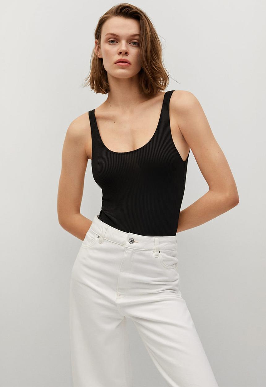 MANGO - Jeans carol - white