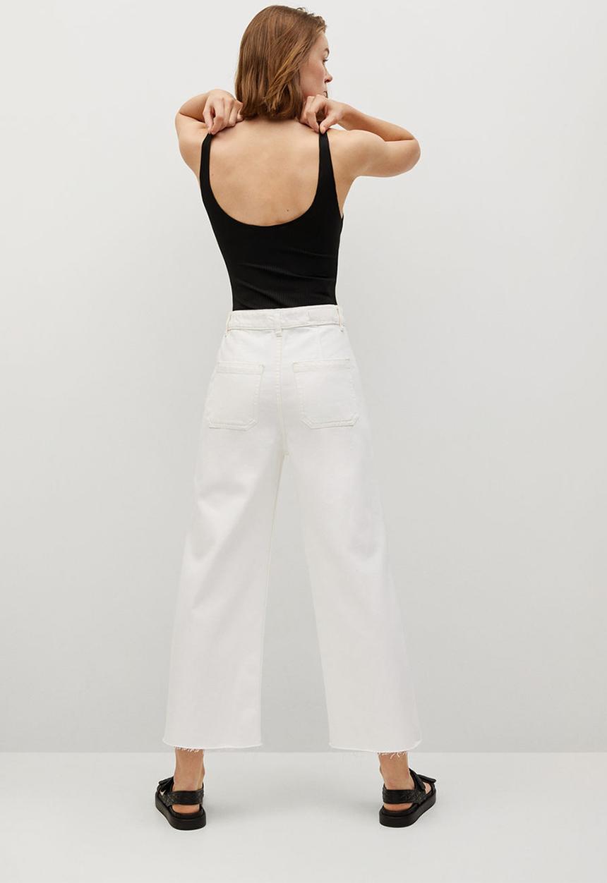 MANGO - Jeans carol - white