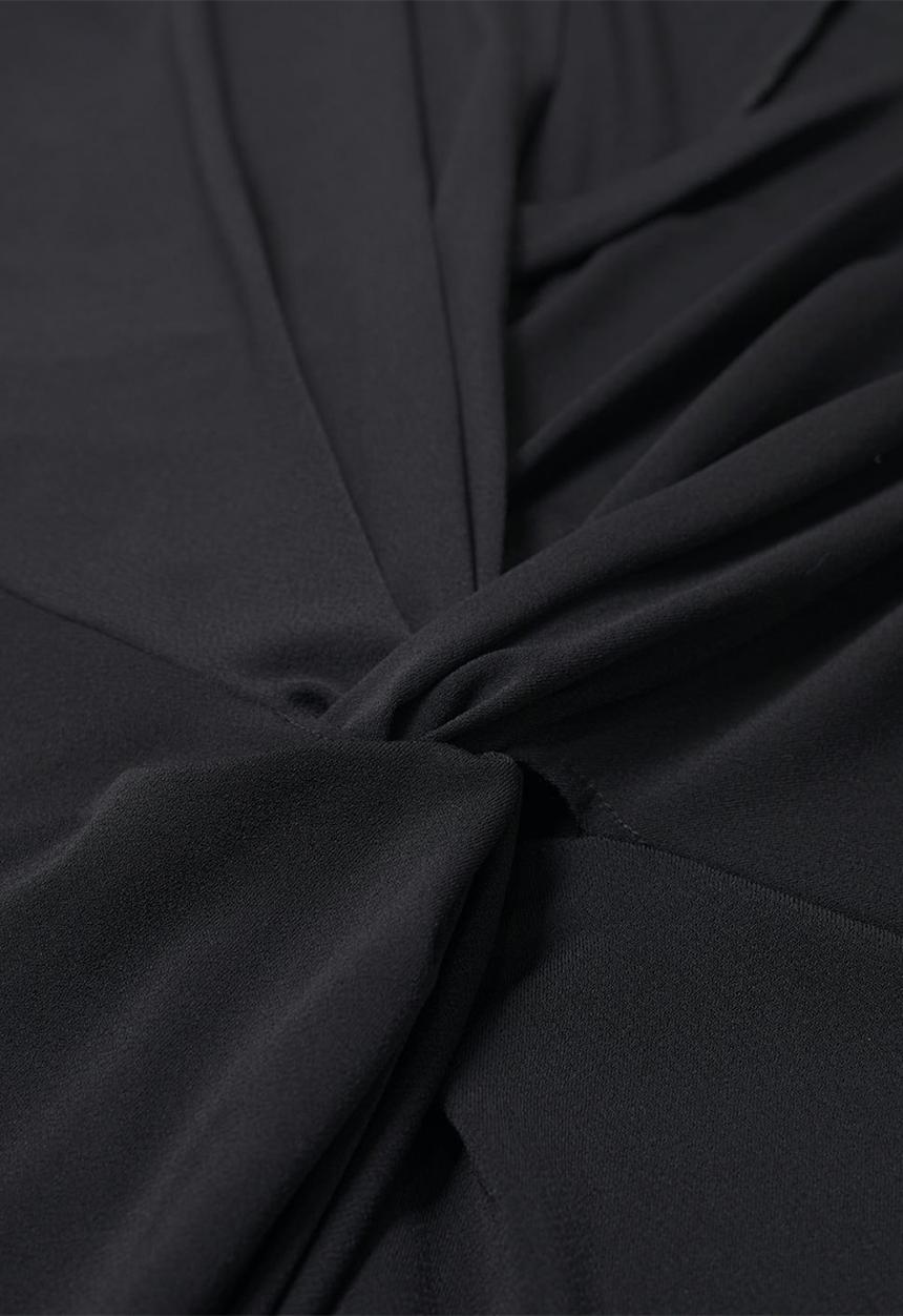 Violeta by Mango - Plus dress cross - black